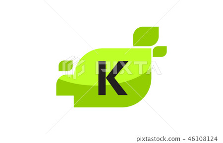 Leaf Initial K Logo Design Template Vector Leaf Initial K Logo Design Template Vector 46108124