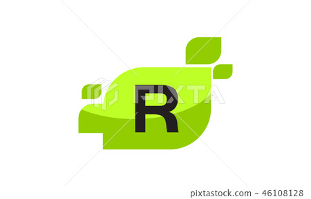 Leaf Initial R Logo Design Template Vector Leaf Initial R Logo Design Template Vector 46108128