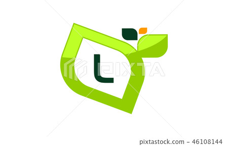 Leaf Initial L Logo Design Template Vector - Stock Illustration ...