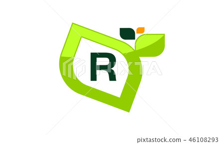 Leaf Initial R Logo Design Template Vector Leaf Initial R Logo Design Template Vector 46108293