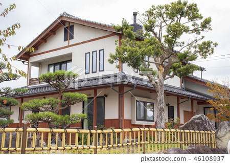 Building_house with chimney 46108937