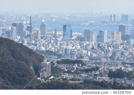 神戶市區從Yokoosan，Suma Ward，神戶市 46109709