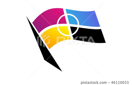 Flag of CMYK printing Flag of CMYK printing 46110033