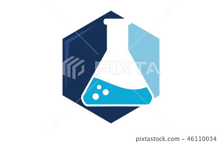 Flask hexagon Logo Design Template Vector Flask hexagon Logo Design Template Vector 46110034