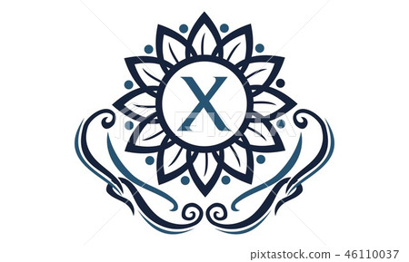 Flower Elegance Initial X Flower Elegance Initial X 46110037