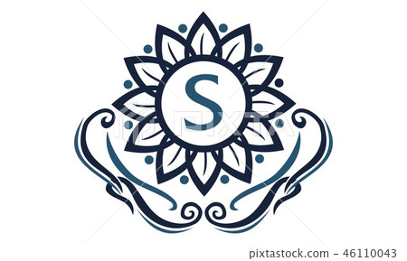 Flower Elegance Initial S Flower Elegance Initial S 46110043