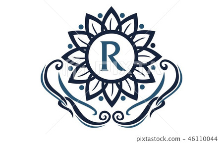 Flower Elegance Initial R Flower Elegance Initial R 46110044
