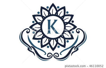 Flower Elegance Initial K Flower Elegance Initial K 46110052