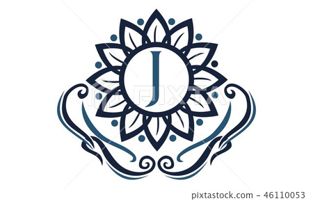 Flower Elegance Initial J 46110053