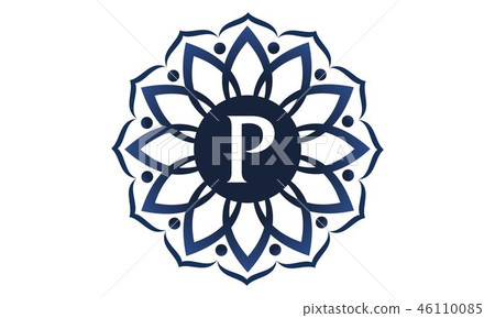 Flower Elegance Initial P Flower Elegance Initial P 46110085