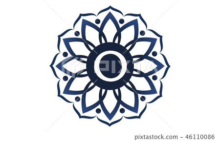 Flower Elegance Initial O Flower Elegance Initial O 46110086