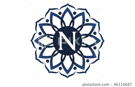 Flower Elegance Initial N Flower Elegance Initial N 46110087