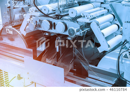 Photo production, clean room with stainless steel hardware 46110784