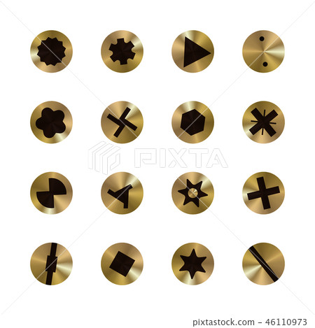 Screwdriver head types. 46110973