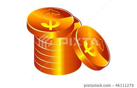 Money Stack Logo Design Template Vector 46111278