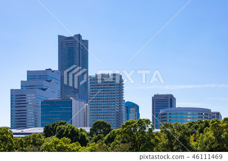 (神奈川縣 - 城市風景)橫濱港未來5的景觀 (神奈川縣 - 城市風景)橫濱港未來5的景觀 46111469