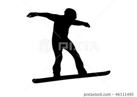 winter sport snowboarding  46111495