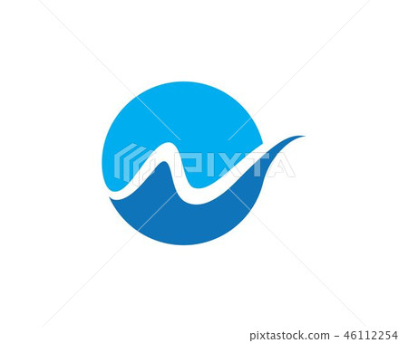 Water Wave symbol and icon Logo Template Water Wave symbol and icon Logo Template 46112254