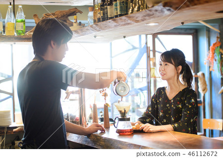 Cafe takeout coffee OL business woman clerk Cafe takeout coffee OL business woman clerk 46112672