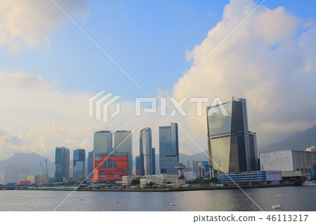 trading, business and Industrial area trading, business and Industrial area 46113217