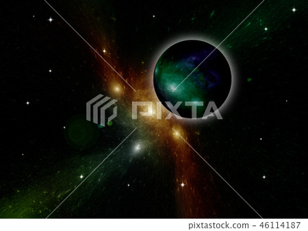 galaxy in a free space 46114187