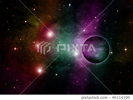 galaxy in a free space 46114190