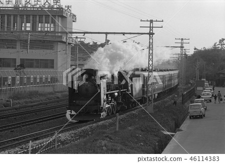 SL train running on Tokaido Main Line SL train running on Tokaido Main Line 46114383