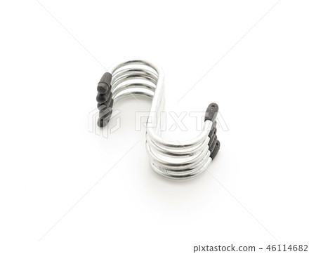 S-shaped hook on white S-shaped hook on white 46114682
