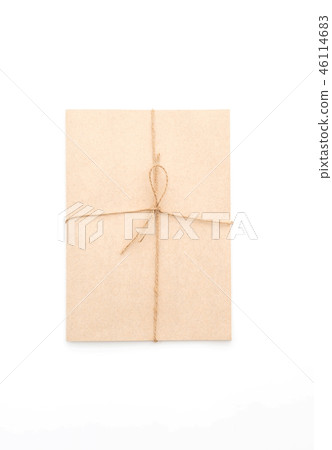 Blank notebook on white Blank notebook on white 46114683