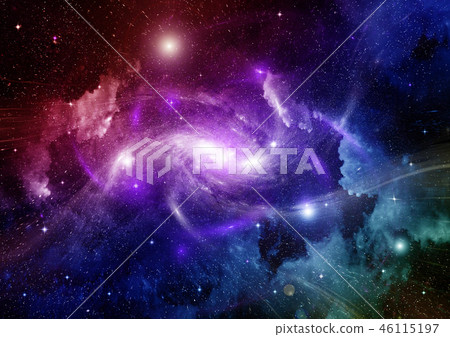 galaxy in a free space 46115197
