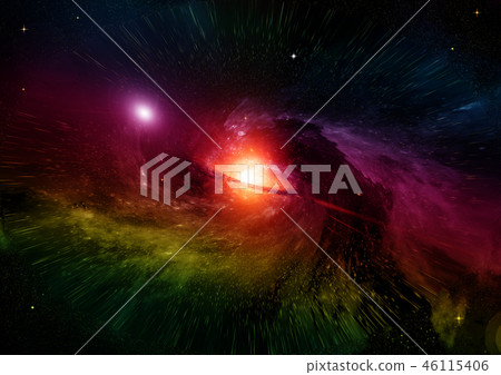 galaxy in a free space galaxy in a free space 46115406