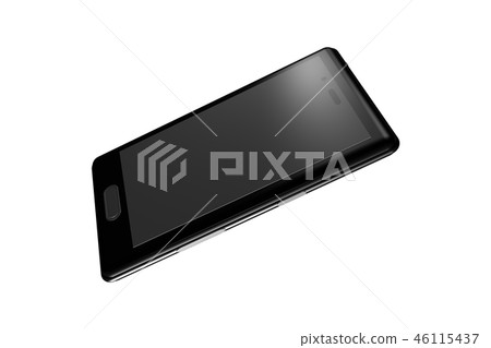 Smartphone white background (computer graphic) 46115437