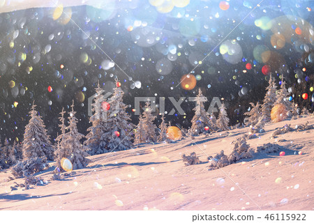 Fantastic winter landscape Fantastic winter landscape 46115922