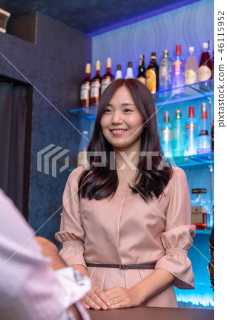 Girls bar snack stand lounge cast image 46115952