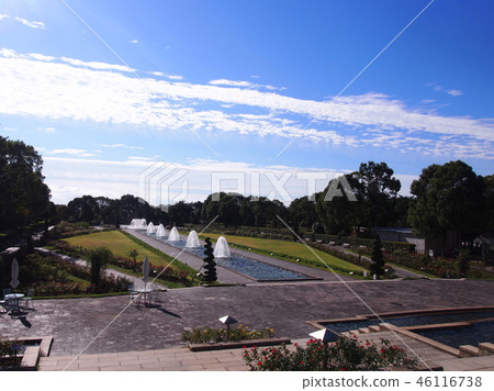 神戶Suma rikyu公園Suma Rikyu公園噴泉廣場 46116738