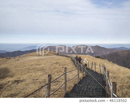 Sobaeksan snow wind iron Danyang county. Chungbuk 46118502