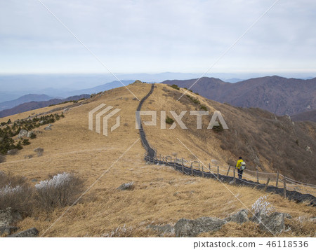 Sobaeksan snow wind iron Danyang county. Chungbuk Sobaeksan snow wind iron Danyang county. Chungbuk 46118536