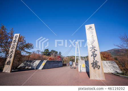 日本九州懸索橋九州夢美懸索橋懸索橋懸索橋懸索橋 46119202