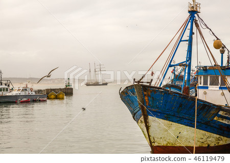 In the old fishing port of Essaouira. 46119479