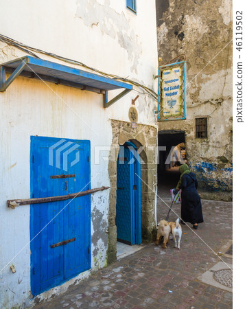 From the alleys of the medina in Essaouira 46119502