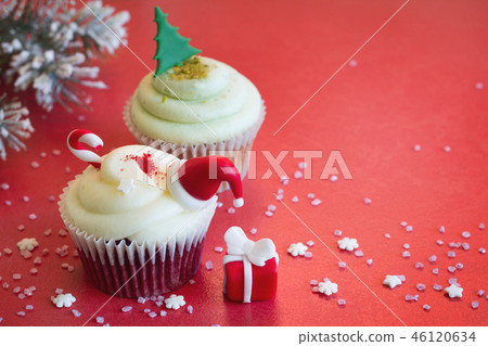Christmas cupcake holiday ornament Christmas cupcake holiday ornament 46120634