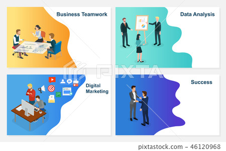 businessman working with team 46120968