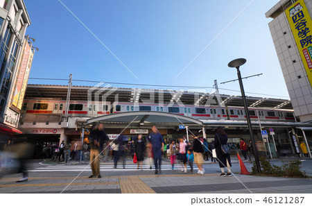 Tokyo cityscape of Japan I look at Jiyugaoka Station etc. 46121287