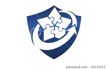 Business Strategy Shield Business Strategy Shield 46124525