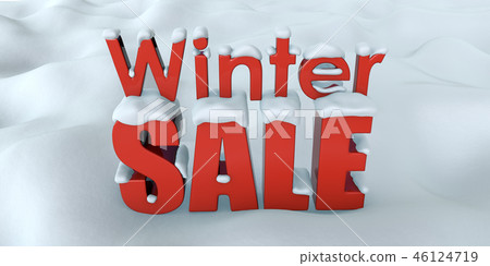 Winter Sale Advertising Banner Design Winter Sale Advertising Banner Design 46124719