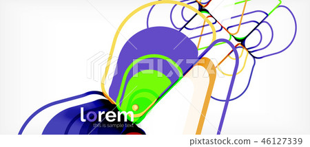 Geometric abstract background Geometric abstract background 46127339