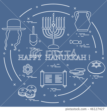 Jewish holiday Hanukkah Jewish holiday Hanukkah 46127427
