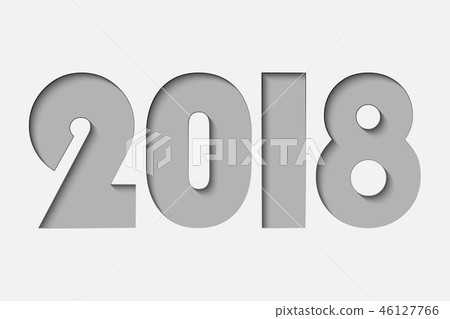 Happy new year 2018 vector background. Happy new year 2018 vector background. 46127766