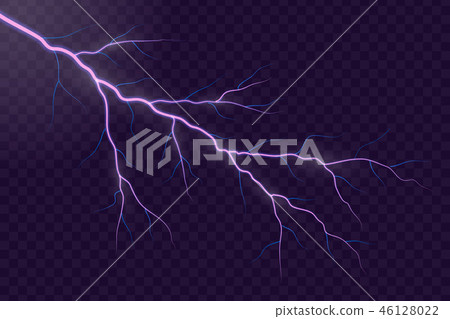 Lightning electric thunder 46128022