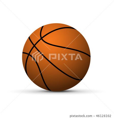 Realistic basketball ball Realistic basketball ball 46128102